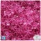 BeadTin Fuchsia Transparent 12mm SunBurst Plastic Craft Beads (450pcs)
